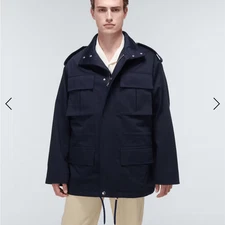 AMI Alexandre Mattiussi Blue Parka Men’s Size S