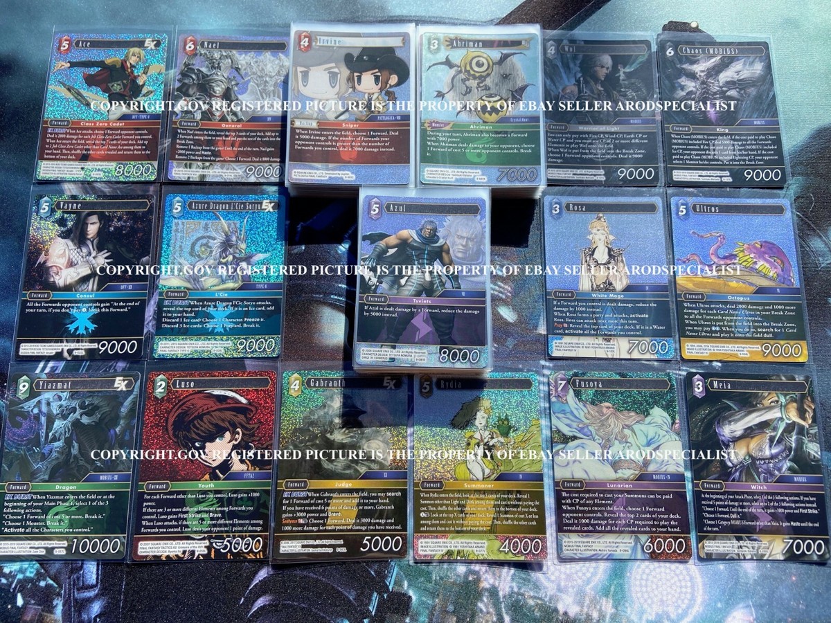 FFTCG ロック プレミアムカード 9-039C FINAL FANTASY TCG FFTCG OPUS 9 IX COMPLETE CRHL FOIL SET (MEIA