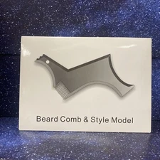 Beard Shaping Template Plus Beard Comb All -In-One Tool