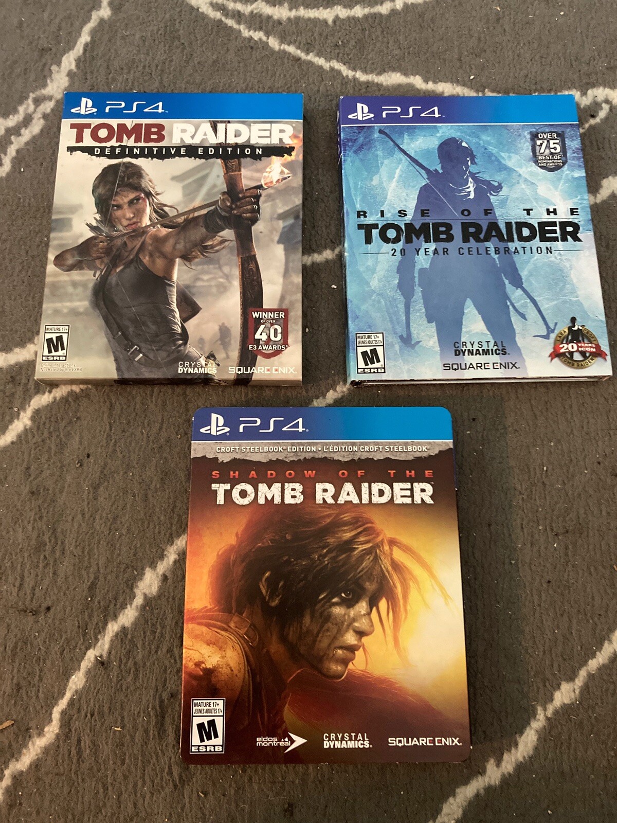 Tomb Raider PS4 Shadow Of The Definitive Edition Croft Steelbook 20 662248921365 | eBay