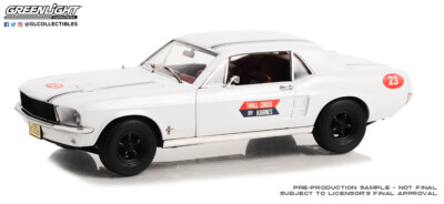 Greenlight 1:18 Scale 1967 Ford Mustang Coupe #23 Thrill Circus By Karnes 13639
