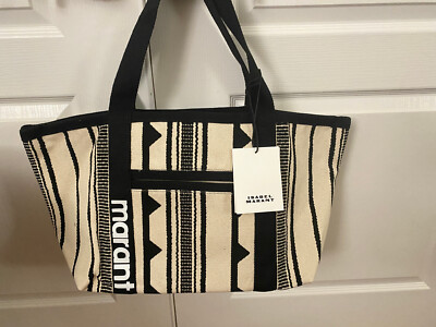 Isabel Marant Oversize Nylon Woven Shoulder Tote Purse Bag NWT