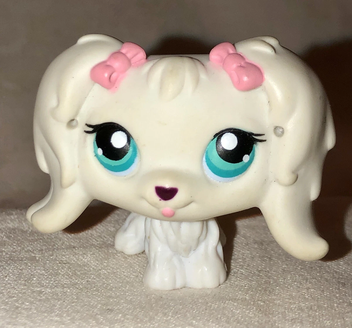 Lps white store dog