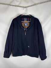 Burberrys vintage wool cashmere nova check small logo bomber
