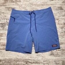 Vineyard Vines Shorts Mens 40 Blue Drawstring Flex Hybrid Board Performance