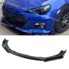 Glossy Black Front Bumper Chin Lip Spoiler Splitter For Subaru BRZ TS 2013-2022