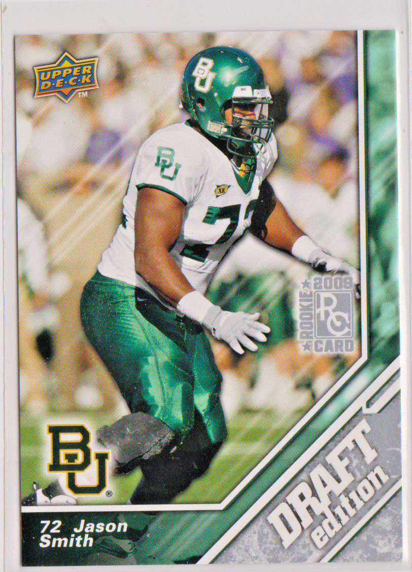 Jason Smith Baylor OT 2009 Upper Deck Draft Edition ""ROOKIE"" Card #9 Near Mint