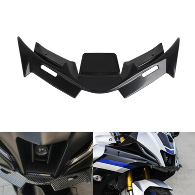 Black Front Fairing Panel Winglet Wing Cover For Yamaha YZF-R15