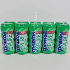 10 Mentos GUM Pure Fresh SPEARMINT w/ Green Tea Extract 15 pieces each 05/2026