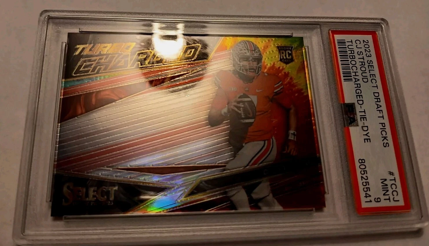 CJ Stroud Panini Select Draft Picks Turbocharged #TCCJ Tie-Dye