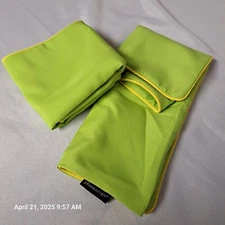 2 Phantascope Outdoor Indoor Pillow Covers Lime Green yellow edge Waterproof NEW