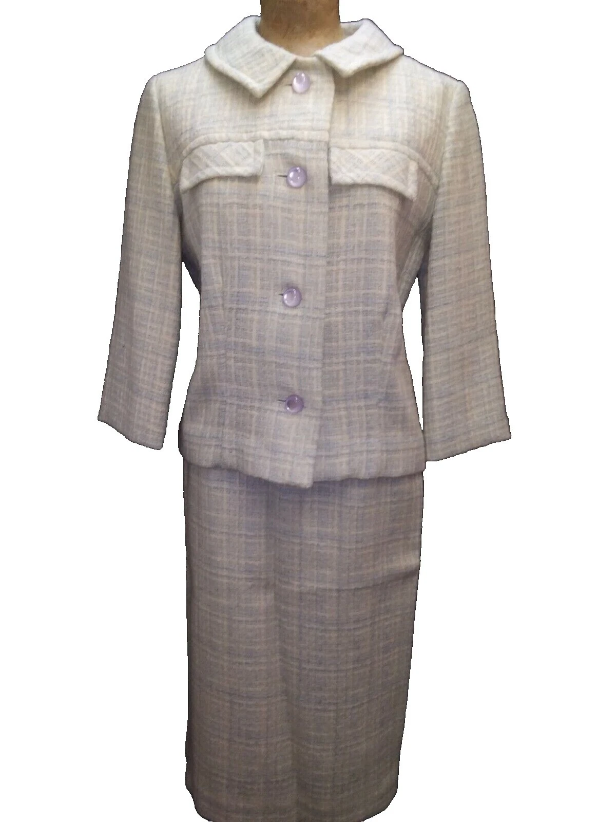 Ropa de Trabajo Ropa Vintage Multi-Color 1960s para Mujer