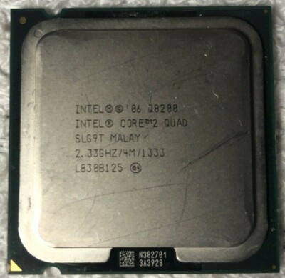 Intel Core 2 Quad Q8200  2.33GHz 4M/1333 SLG9S Socket 775 CPU