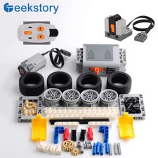 Technic Power Functions 70PCS Kit M Motor AA Battery Case IR Remote Control Set