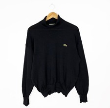 Vintage 90's LACOSTE Made in France Wool Turtleneck Size 4