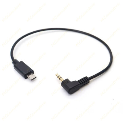 3.5mm TRS to Multi / Micro USB TimeCode Cable for Sony FX3 FX30 Alpha 1 A1 A7S3