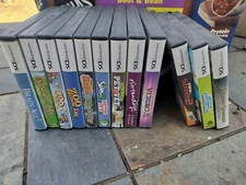 lot of 12 Nintendo DS cases with manuals ONLY NO GAMES