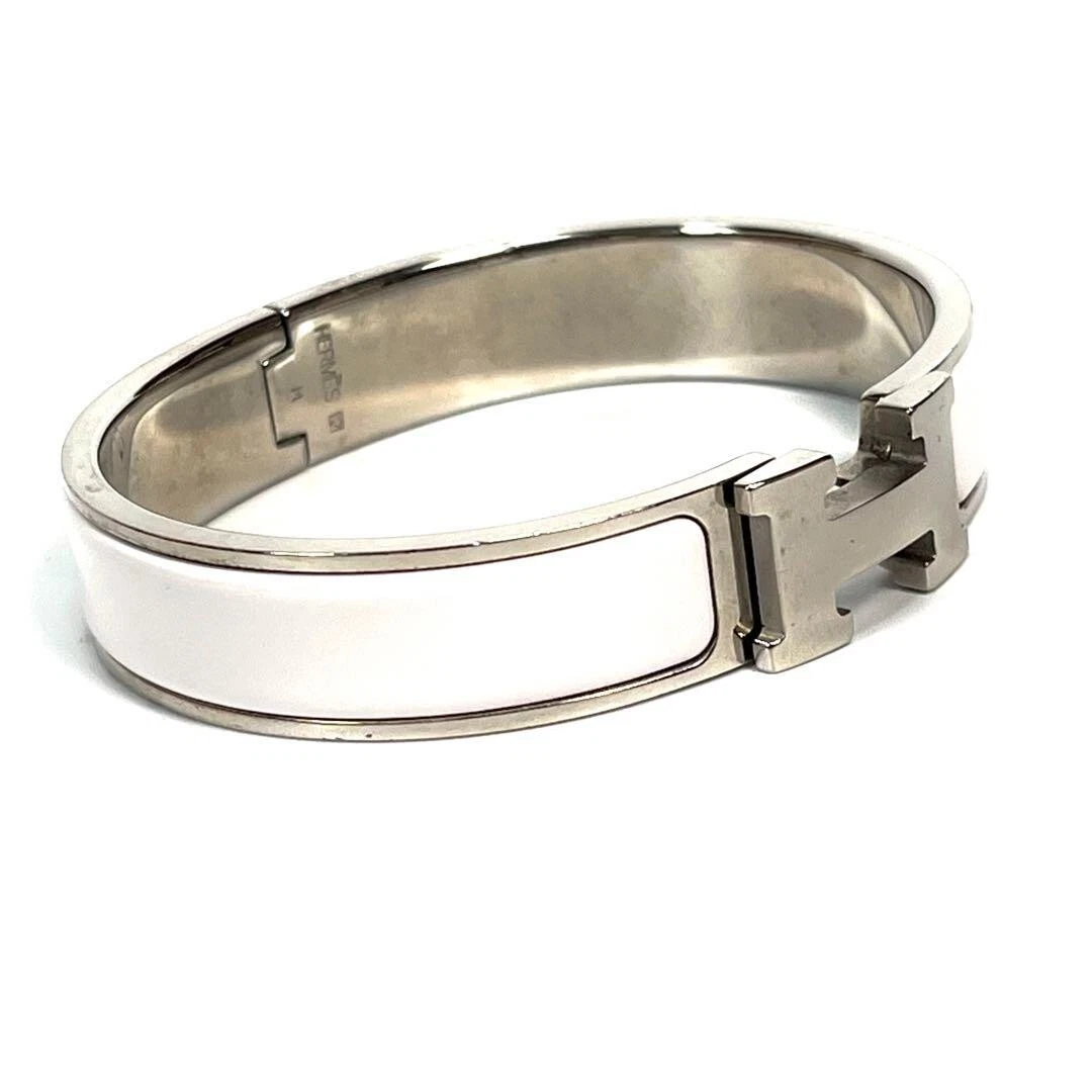 Hermes white bracelet sale