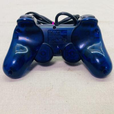 SONY PlayStation2 SCPH-39000 Aqua Blue Console w/Controller Cable