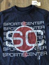 ESPN SportsCenter Old Navy Collectibles Long Sleeve T-Shirt Youth XS/5 NEW 