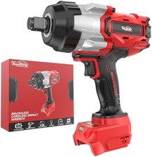 Cordless Impact Wrench 3/4" for Milwaukee 18V Battery, 1850Ft-Lbs 2500N.M High