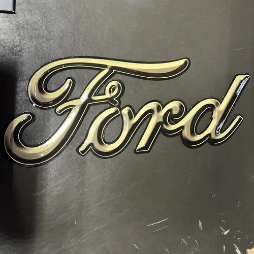 TIN SIGN Ford Logo Metal Décor Parts Motors Store Auto Shop Garage vintage 23x9