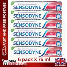 sensodyne cavity + sensetivity -  24 h dual care toothpaste - 6 pack X 75 ml 48.82 per litre