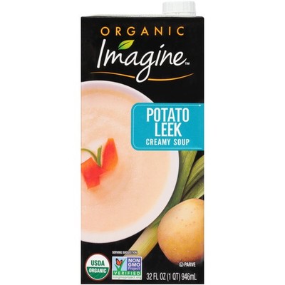 Imagine Organic Potato Leek Creamy Soup 32 fl. oz (Pack 32 Fl Oz of 6)