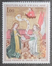 Timbre - FRANCE - Tableau Primitif de Savoie - 1970 - neuf ** - n°1640