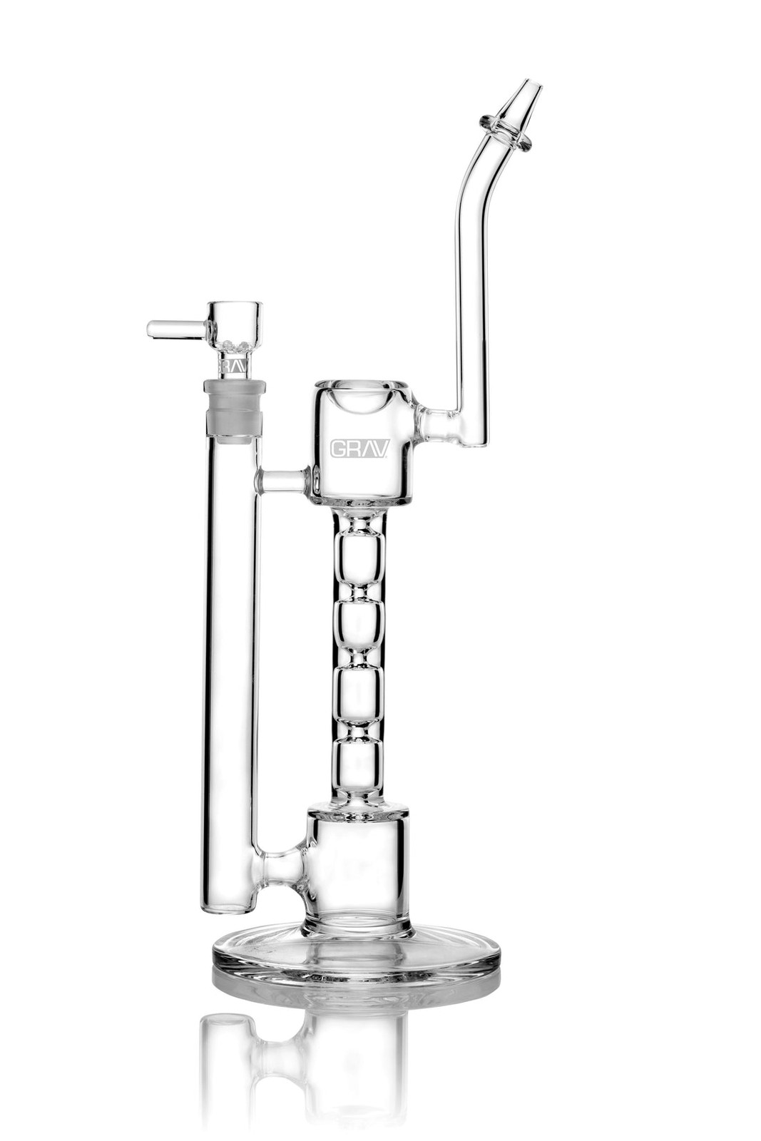 GRAV Upline 12” 38mm Thick Glass Water Pipe Bong | Clear