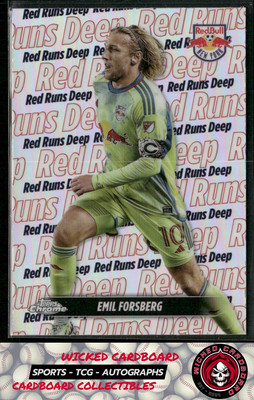 Emil Forsberg 2024 Topps Chrome MLS Team Tags #TT-7 New York Red Bulls