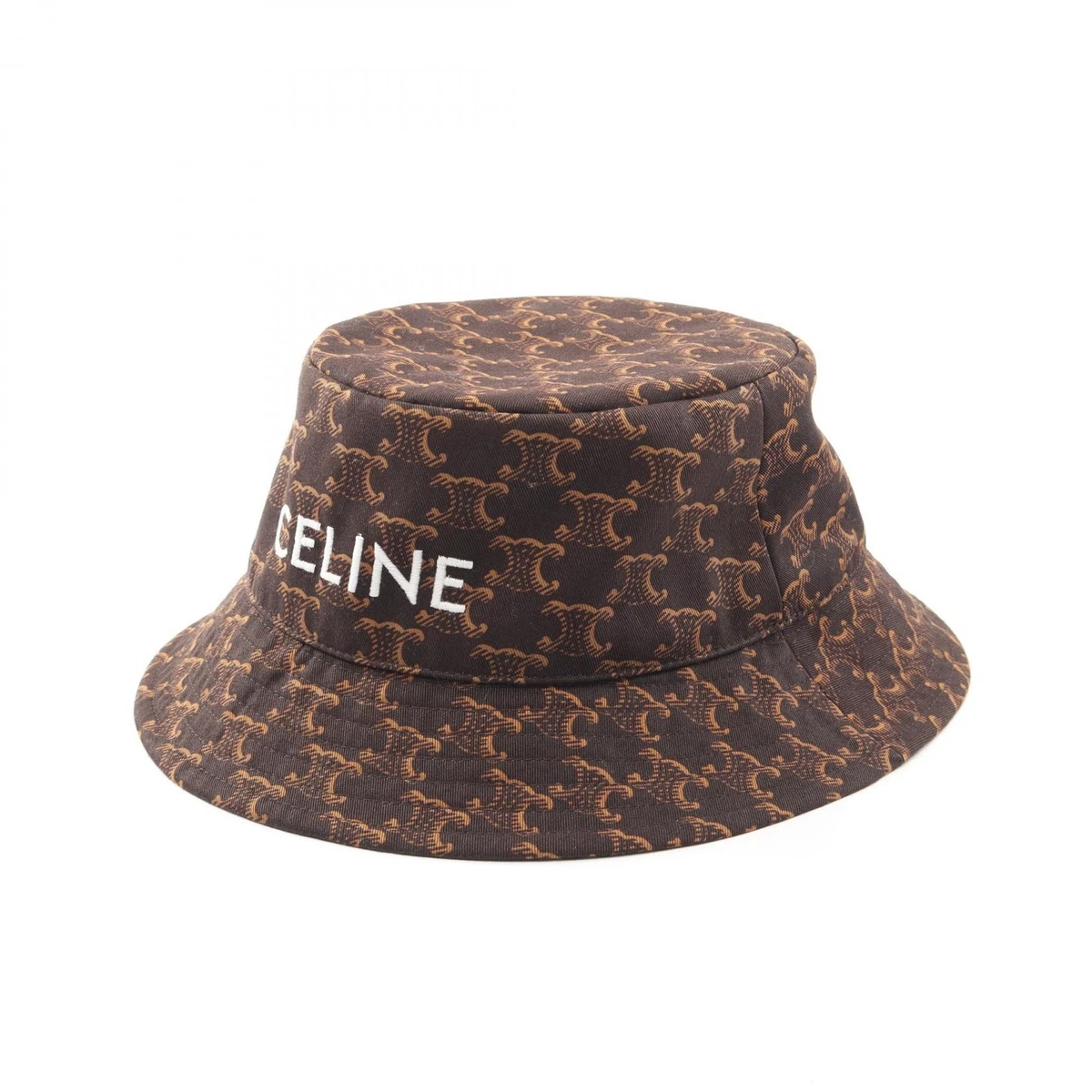 CELINE バケットハット ブラウン　モノグラム　L Brown Size L Bucket Hats for Women for sale | eBay