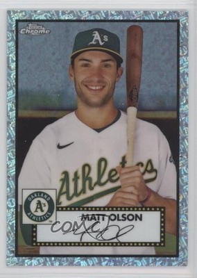 2021 Topps Chrome Platinum Anniversary 12/70 Matt Olson #218 qw7