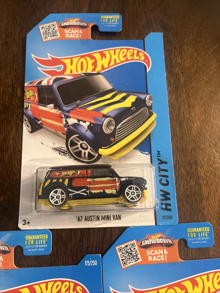 Hot Wheels '67 Austin мини фургон лот из 3 новых на карте HW City HW City Works - Изображение 2 из 4