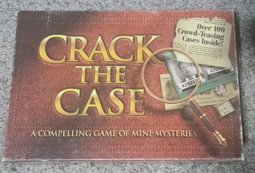 Vintage 1993 Crack the Case Mini Mysteries Game by Milton Bradley. 100% Complete