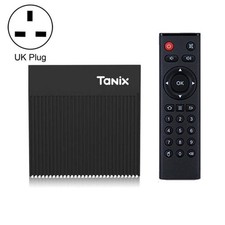 Tanix X4 TV Box Android 11 S905X4 Quad Core 4GB 64GB Dual WiFi BT UK Plug