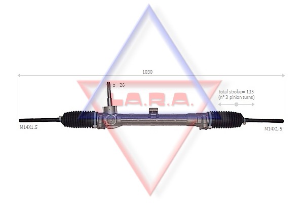 La.R.A. Lenkgetriebe 190046 FüR Fiat Lancia FüHrung-image