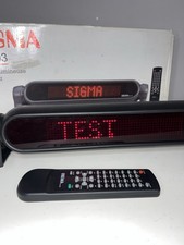 Sigma AS 103 Electronic LED Sign Notice Board With Power Supply & Remote Boxed