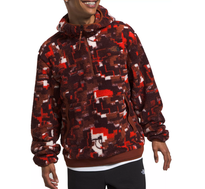 Mens The North Face Campshire 2 Sherpa Fleece 1/2 Zip Hoody Jacket 