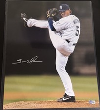 Trevor Hoffman Signed Autograph 16x20 Photo Padres HOF - Beckett COA