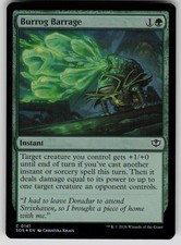 Burrog Barrage Foil Common Secrets of Strixhaven 141 MTG Near Mint 2026