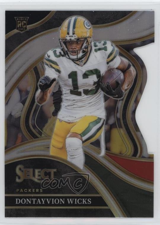 2023 Select Club Level Black & Red Prizm Die-Cut Dontayvion Wicks Rookie RC 1oa8