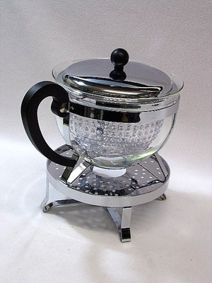 Bodum  Teekanne Glas mit Stövchen -Kunststofffilter ca 1 l