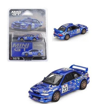 #ad Mini GT 1:64 Subaru Impreza WRC99 #23 2000 Acropolis Rally Model Car MGT01078 2B $21.99