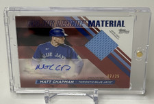 24 Topps Series 2 | Matt Chapman | Major League Material Patch Auto /25 MLMA2-MC