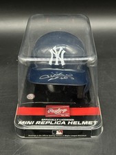 Juan Soto Signed New York Yankees Mini Baseball Helmet AUTO JSA COA