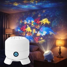 Dynamic Rotating LED Projector Light, Ocean Snowflake Lights Projector