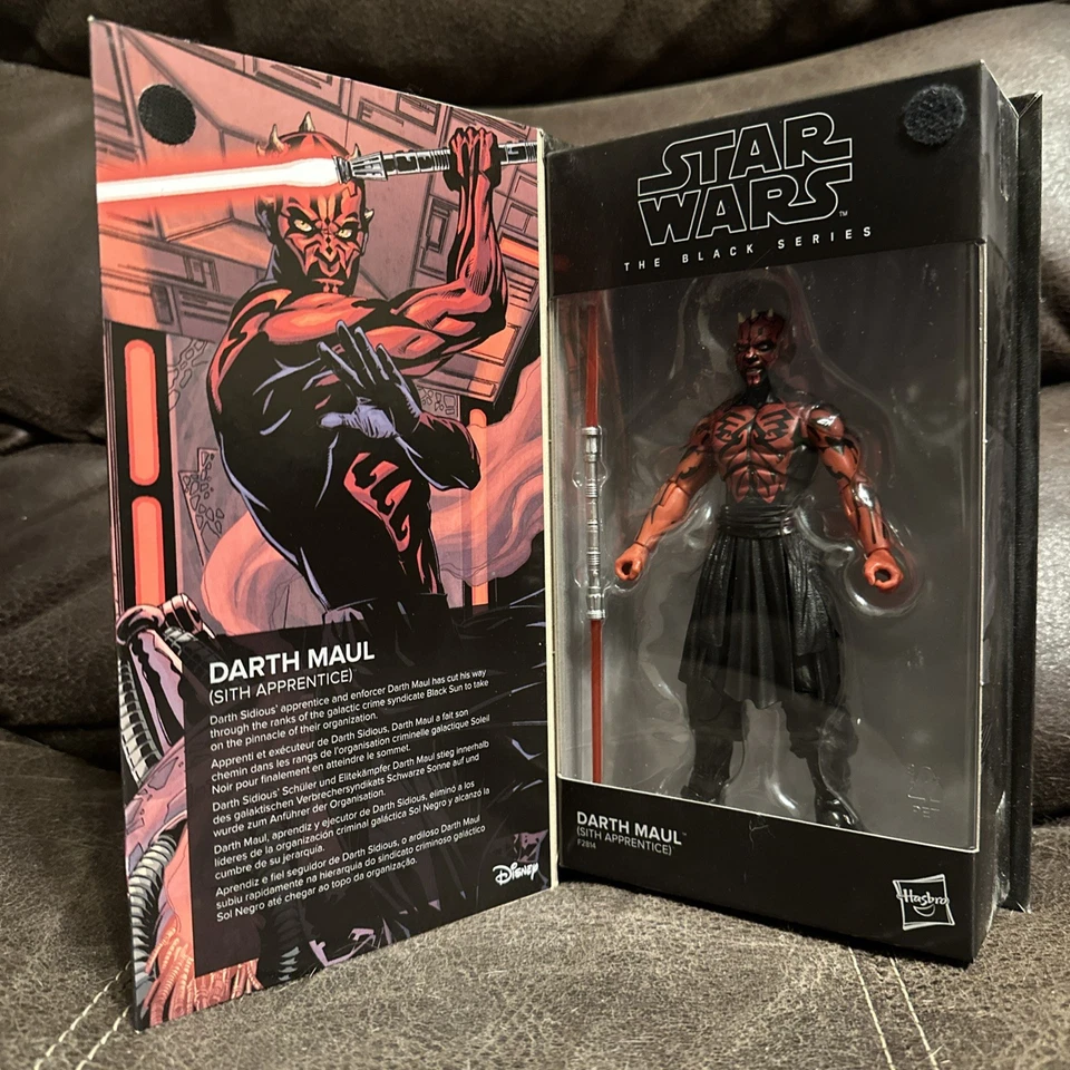 STAR WARS The Black Series DARTH MAUL 6" FIGURE Lucasfilm 50th Anniversary - NEW - Image 2 of 3