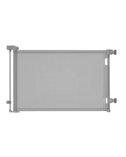 Retractable Baby Gates, Mesh Dog Gate for Doorways, 33.6" Tall, Expands to 55" W