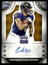 2014 Panini Crown Royale Rookie Gold Auto Crockett Gillmore 14/15 #S-CG